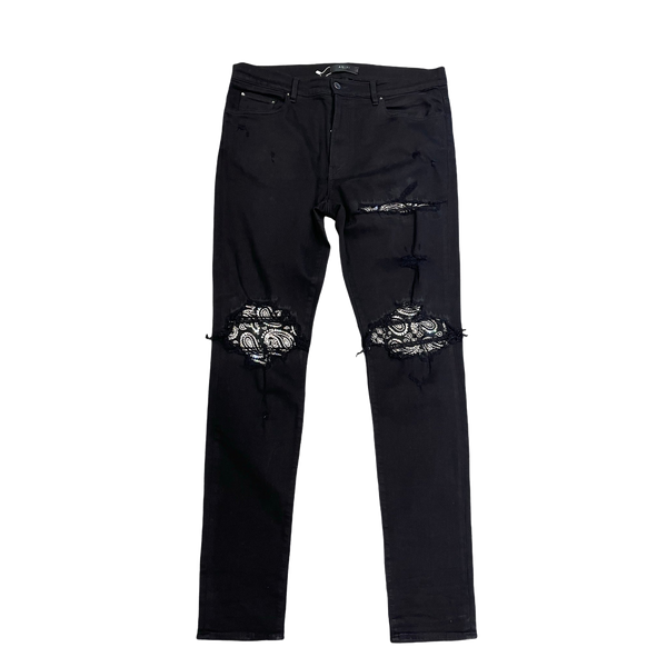 Amiri Black Distressed Jeans