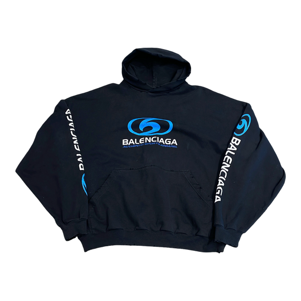 Balenciaga Surfer Logo-Print Hoodie (Rep Zip)