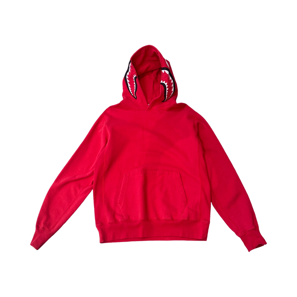 BAPE Shark Pullover Red Hoodie
