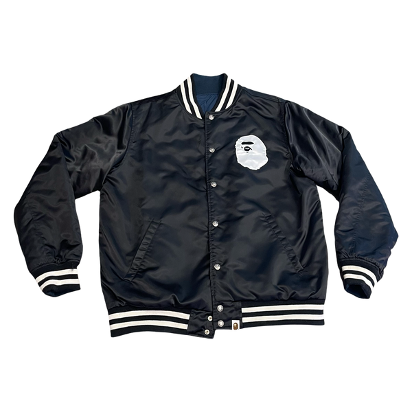 BAPE Varsity Jacket Black