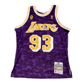 BAPE x Mitchell & Ness Los Angeles Lakers Jersey 'Purple'