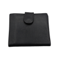 Chanel Black Caviar Leather Bi-Fold Flap Wallet