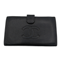 Chanel Black Caviar Leather Wallet