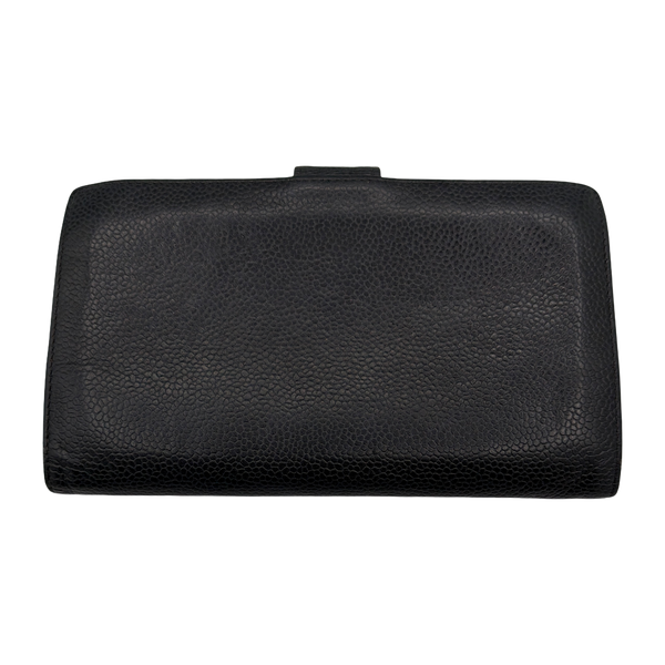 Chanel Black Caviar Leather Wallet