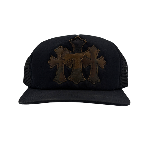 Chrome Hearts Cemetery Trucker Hat Camo/Black