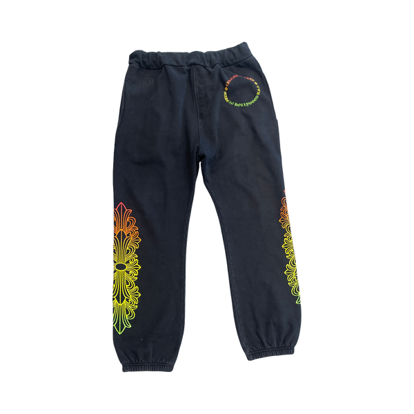 Chrome Hearts Gradient Floral Circle Sweatpants