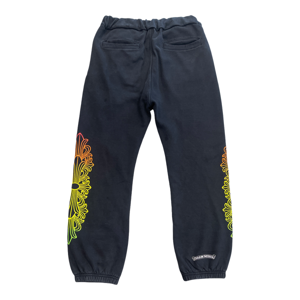 Chrome Hearts Gradient Floral Circle Sweatpants
