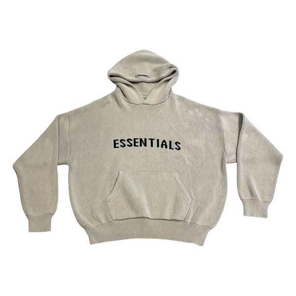 Fear of God Knit Hoodie Oatmeal