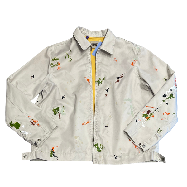 Gallery Dept Paint Tan Jacket (Broken Zipper)