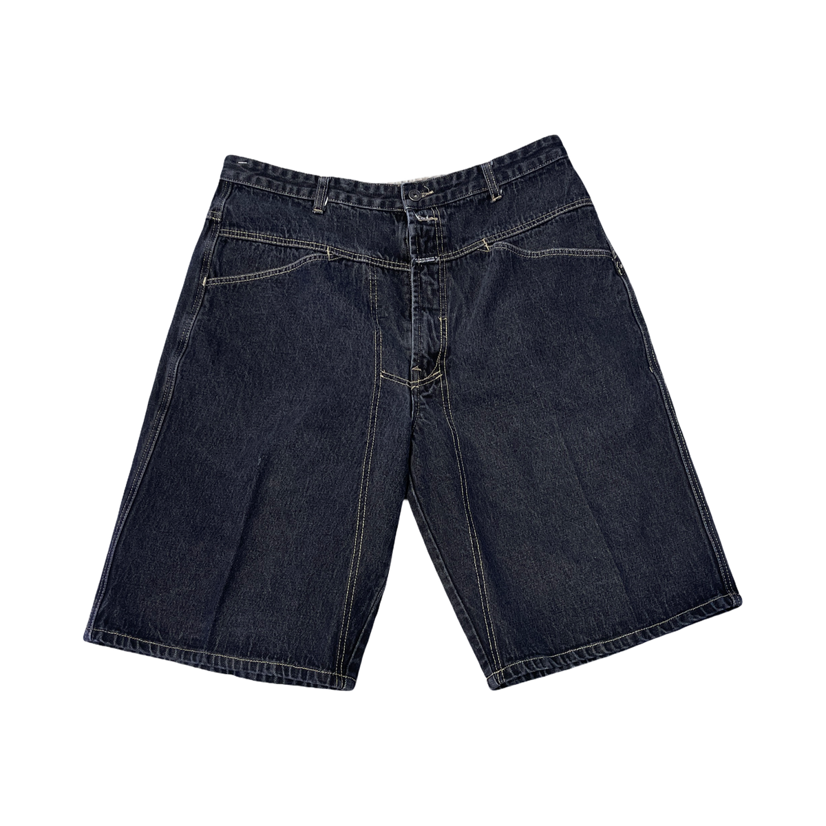 Girbaud Dark Indigo Black Tag Denim Shorts