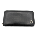Gucci Leather Black Long Wallet