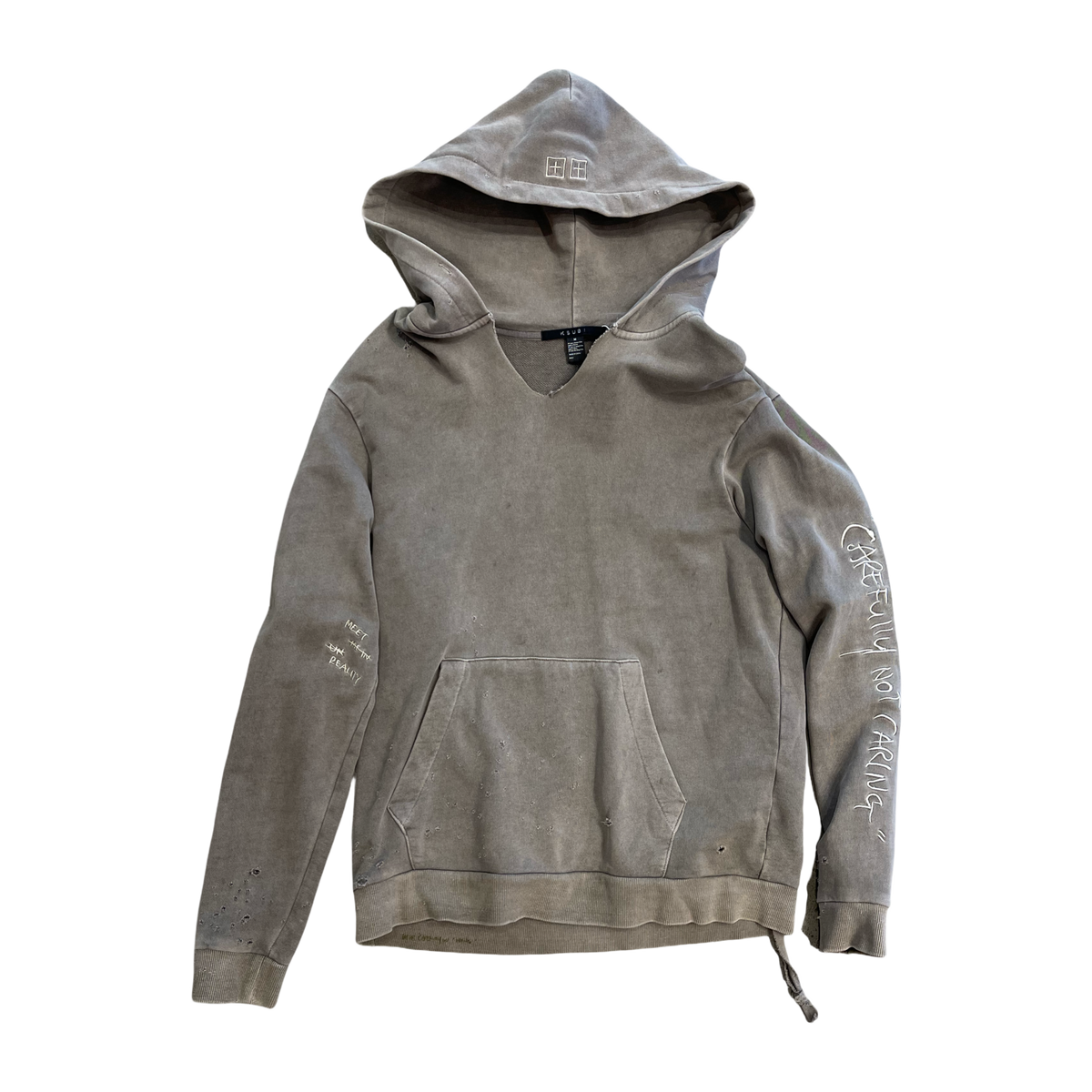KSubi Carefully Not Caring Hoodie - M