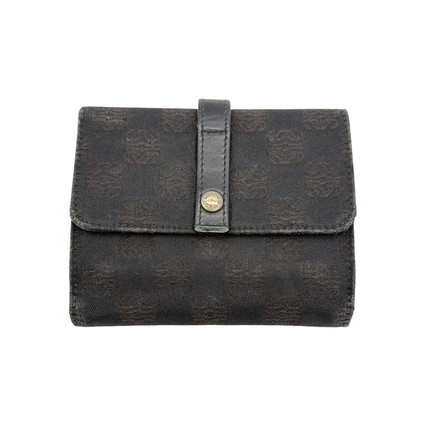 Loewe Black Monogram Square Wallet