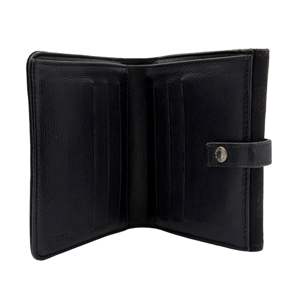 Loewe Black Monogram Square Wallet