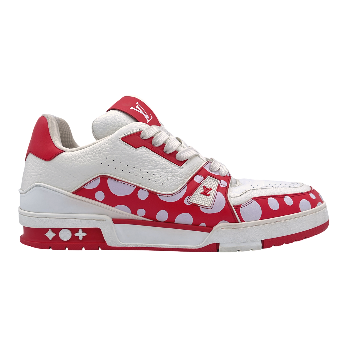 Louis Vuitton Yayoi White Dots Trainer (Toe Box Peeled)
