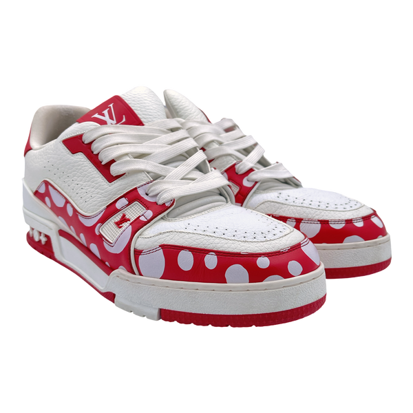 Louis Vuitton Yayoi White Dots Trainer (Toe Box Peeled)