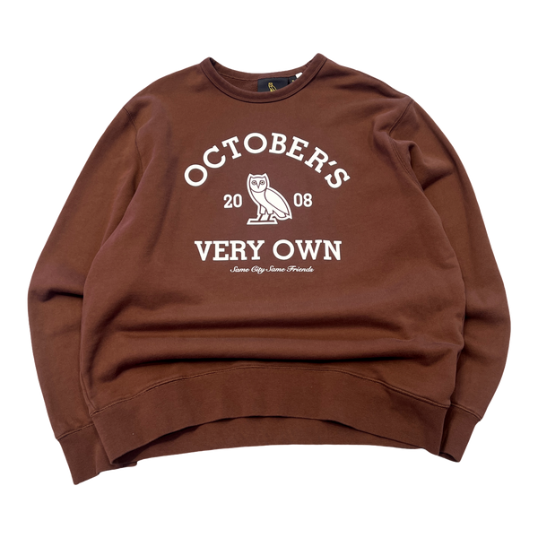 OVO Collegiate Crewneck Brown