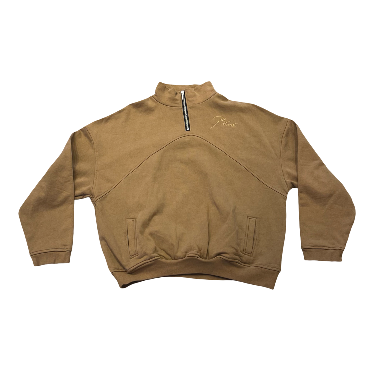 Rhude Logo Embroidered Quarter Zip
