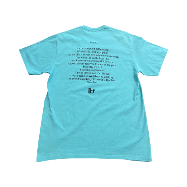 Supreme Bernadette Corporation Fuck Tee Teal