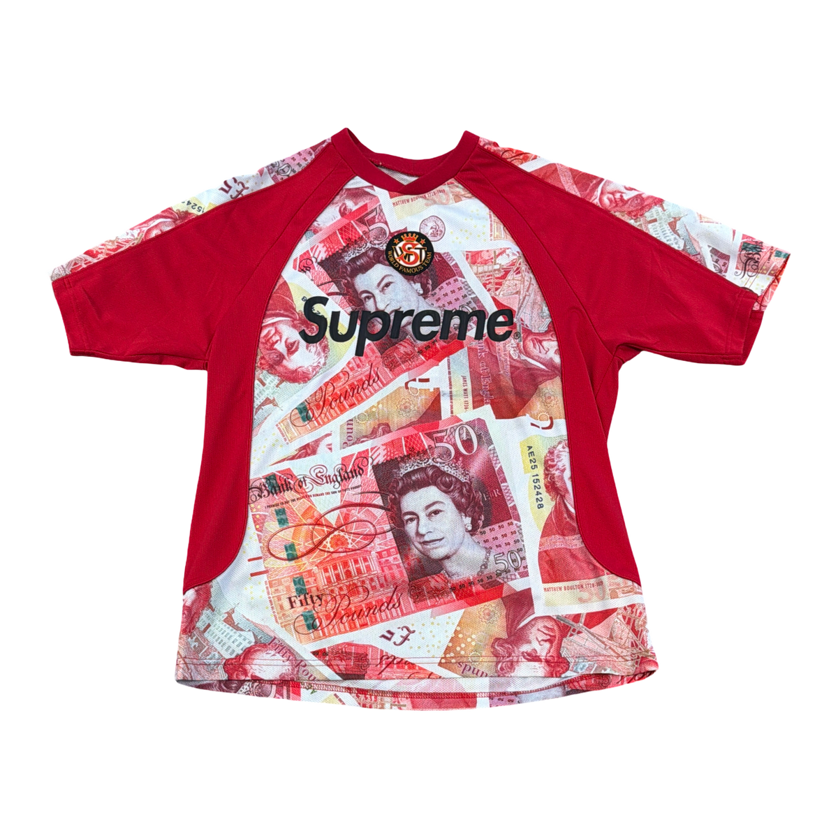 Supreme Pounds Soccer Jersey Red