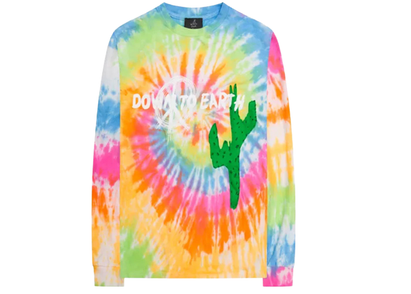 Travis Scott Astroworld x DSM Down To Earth L/S Tee Tie Dye