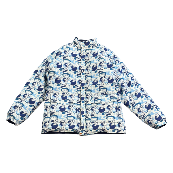 Vintage Bape Baby Milo Reverseable Jacket Blue