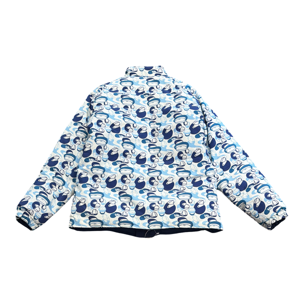 Vintage Bape Baby Milo Reverseable Jacket Blue