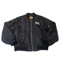 Vintage Harley Black Bomber Jacket