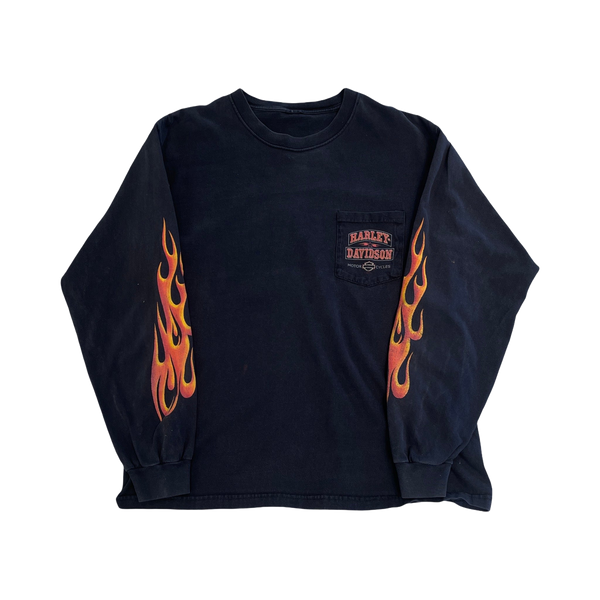 Vintage Harley Flames Longsleeve Canada