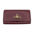 Vivienne Westwood Big Logo Plum Long Wallet