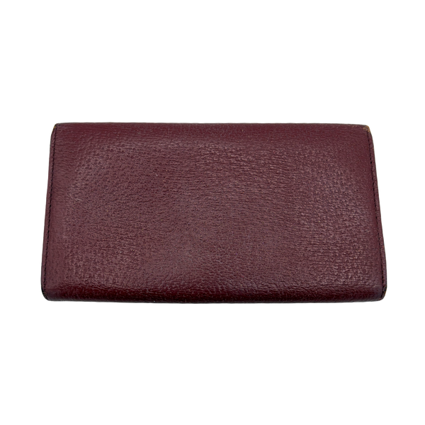 Vivienne Westwood Big Logo Plum Long Wallet