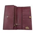 Vivienne Westwood Big Logo Plum Long Wallet