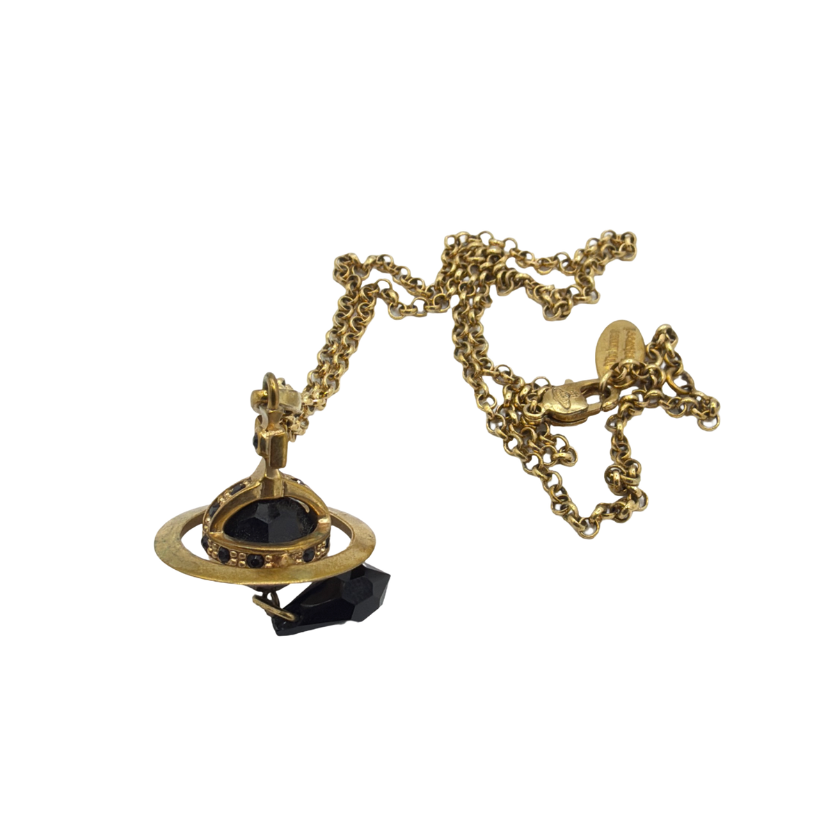 Vivienne Westwood Black Orb Necklace