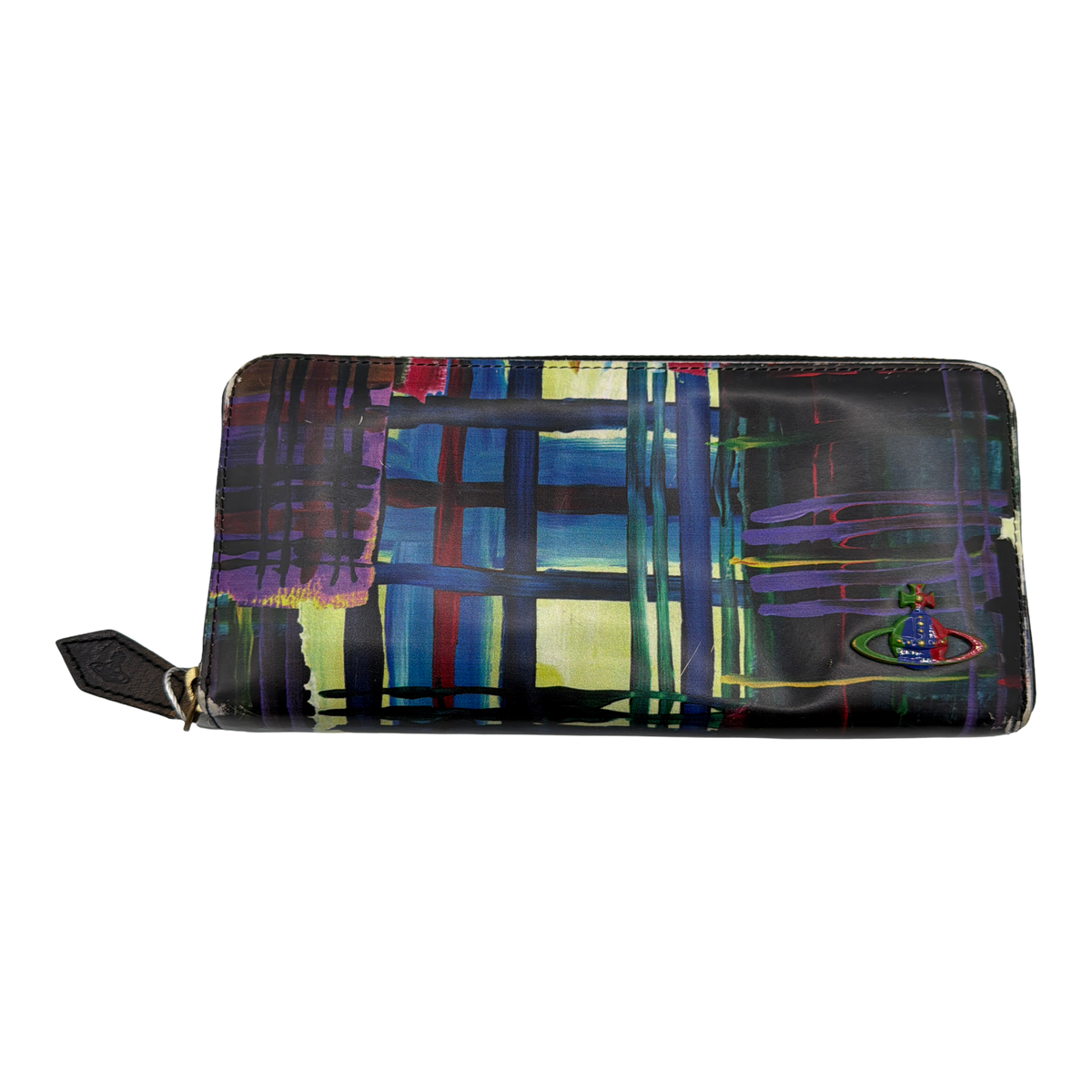 Vivienne Westwood Multi-Color Long Zip Wallet