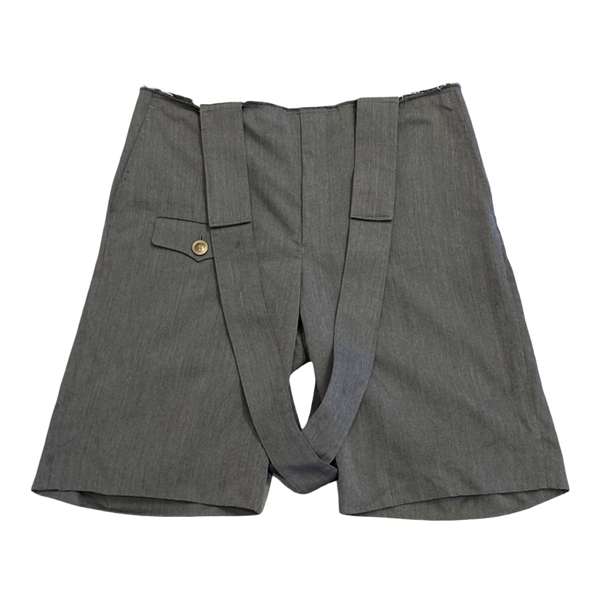 Cdg Homme Plus Straps Shorts Brown