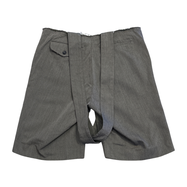Cdg Homme Plus Straps Shorts Brown