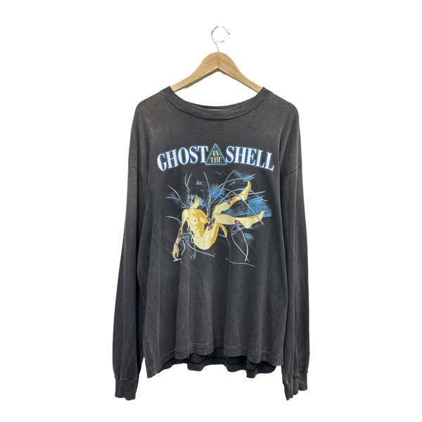 Saint Michael x Ghost In The Shell Long Sleeve Tee - Black
