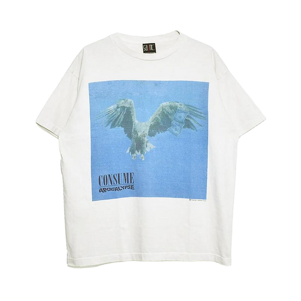 Saint Mxxxxxx Eagle Tee - White