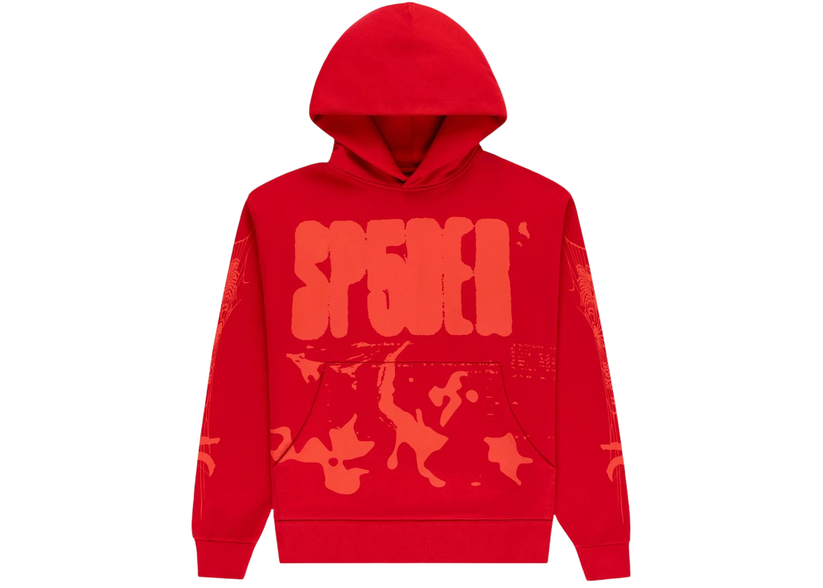 Sp5der X-Ray Hoodie Red