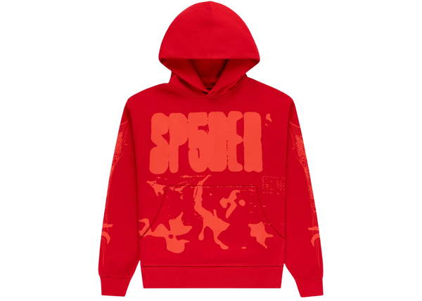 Sp5der X-Ray Hoodie Red