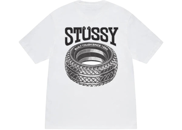 Stussy Tough Tread Tee - White