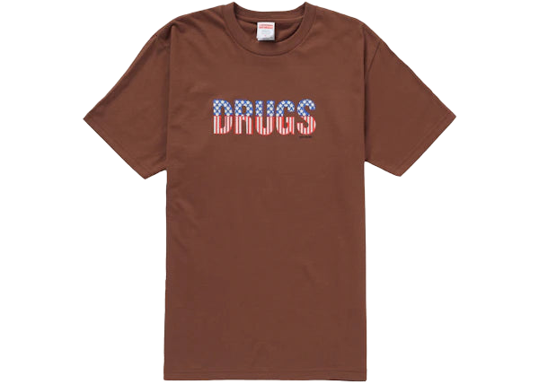 Supreme Drugs Tee Brown - Premium Streetwear T-Shirt