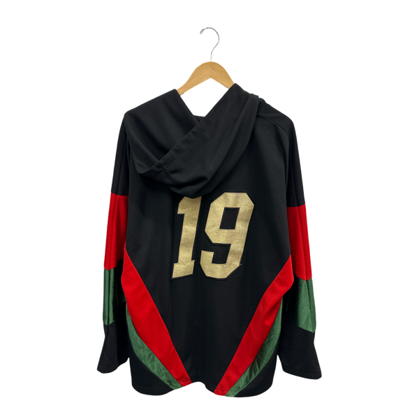 Supreme Hooded Hockey Jersey in Black