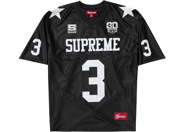 Supreme Star Football Jersey - Black
