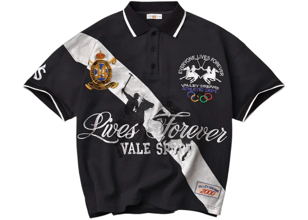 Vale Forever PANDA POLO [BLACK]
