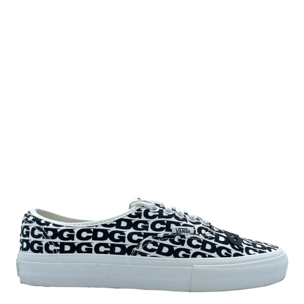 Vans Authentic Comme des Garcons White Heel Tab - Pre-Owned