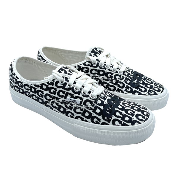 Vans Authentic Comme des Garcons White Heel Tab - Pre-Owned