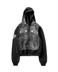 Villain Bitmap Zip Up Hoodie