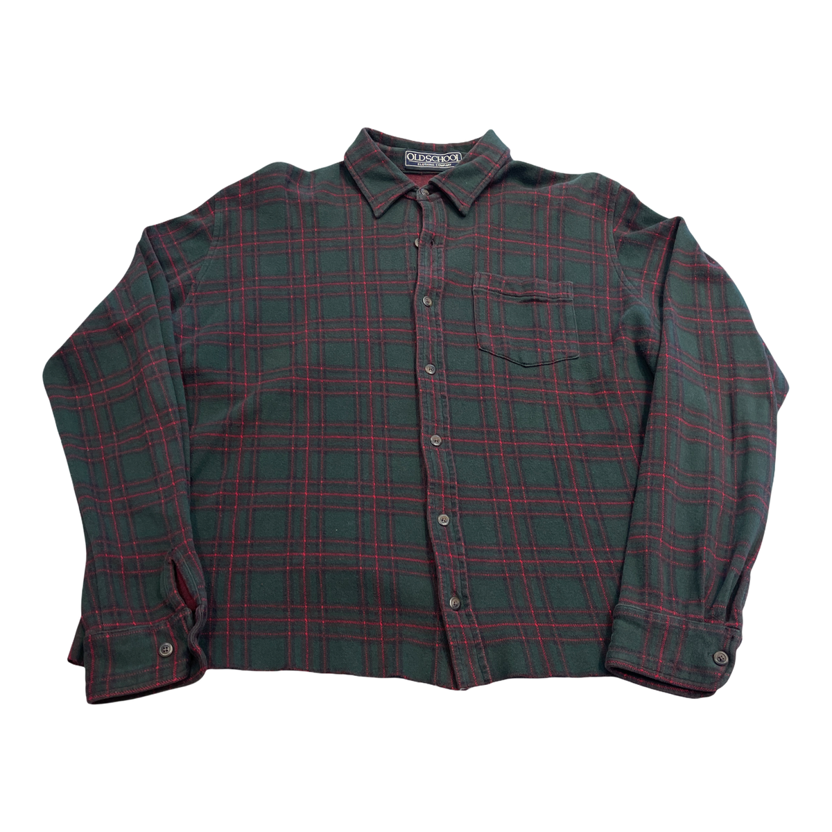Vintage Green Flannel