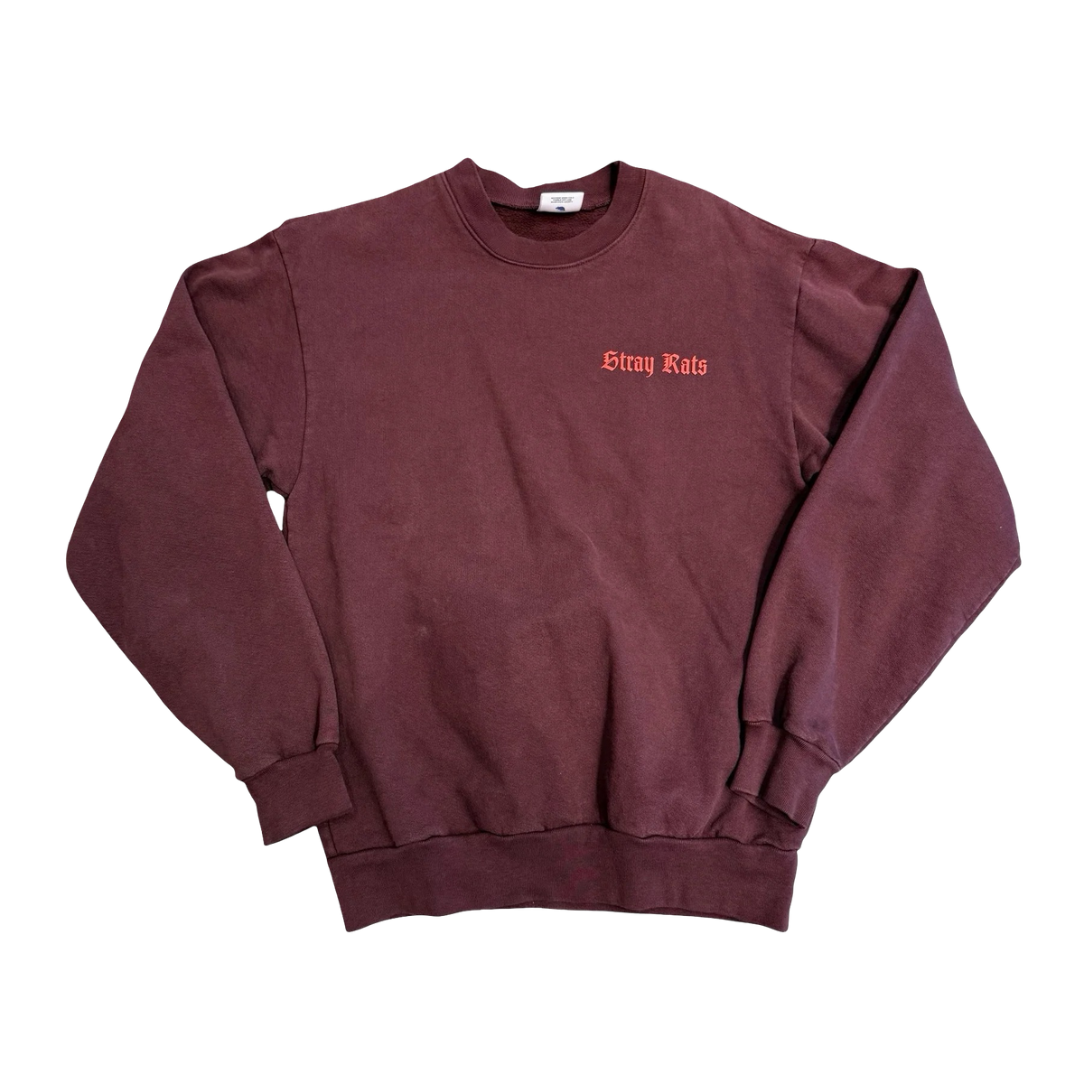 Stray Rats Crimson Crewneck